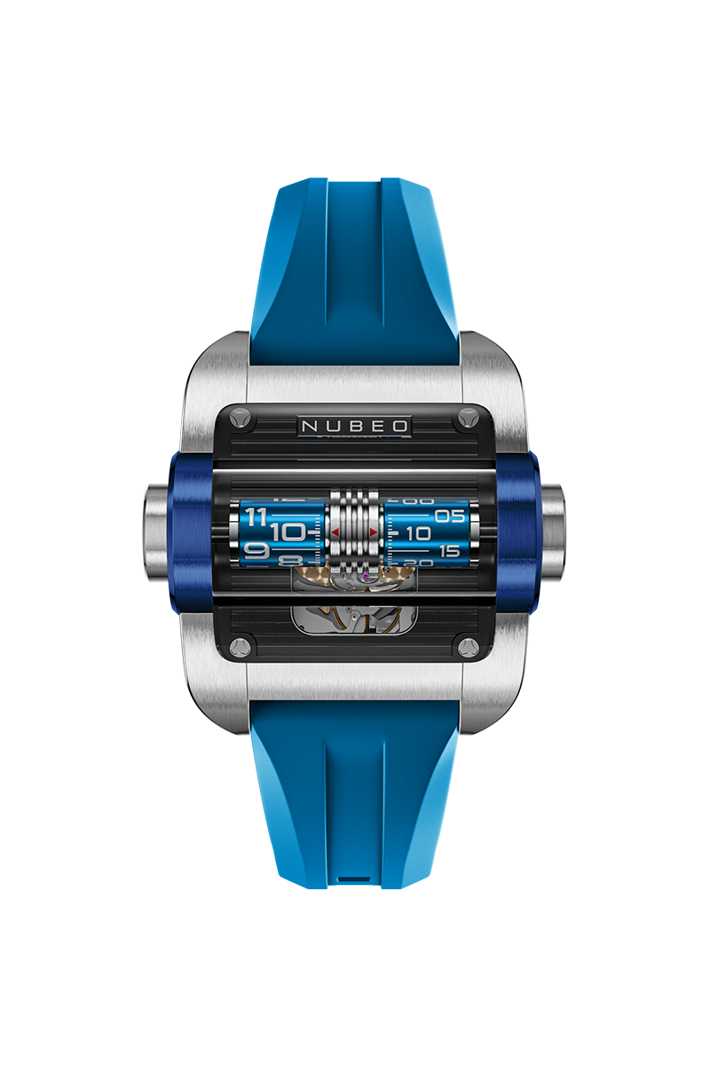 Continuum Automatic Black / Blue Rubber Black Dial
