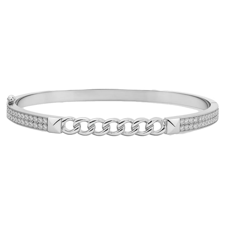 Diamond Curb Chain Bangle