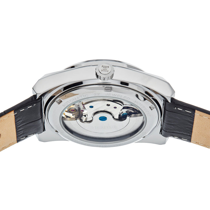 Daxton Semi Skeleton Black/Black | Black Dial