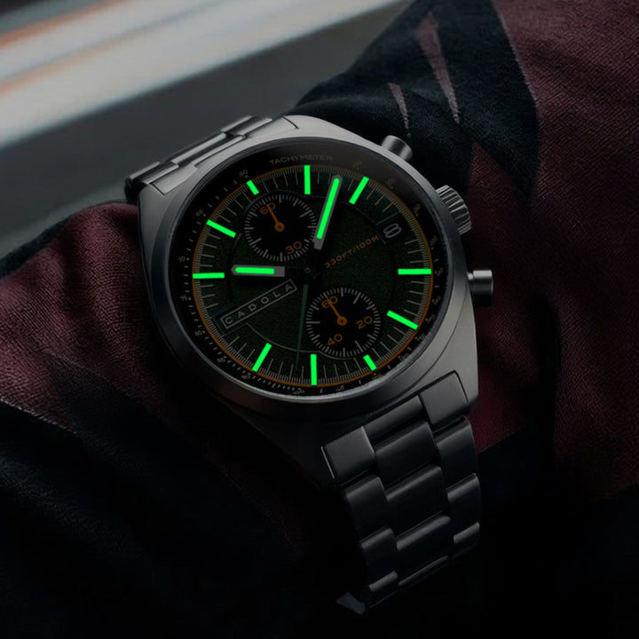 Slipstream Viper Green / Silver Stainless Steel Bracelet Green Dial