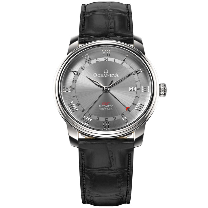OceanTrek Automatic GMT 200M – Grey Dial