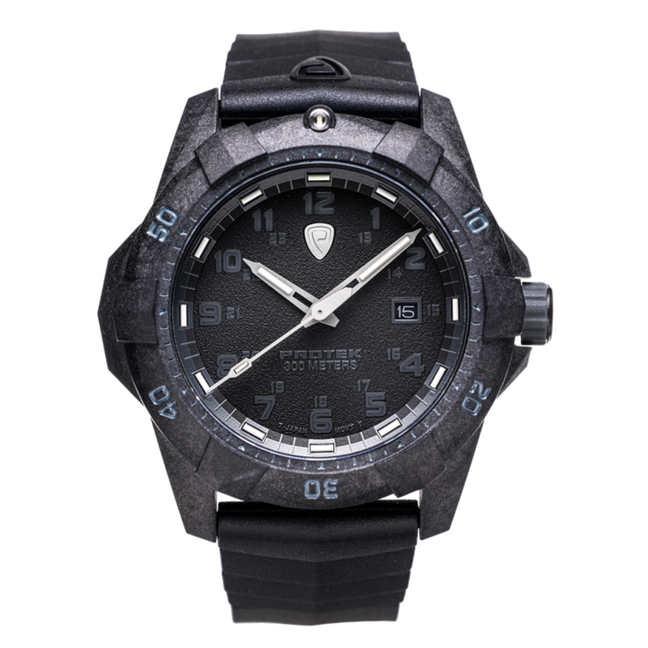 Carbon Dive CARBON CASE/BLACK DIAL/BLACK STRAP | Black Dial