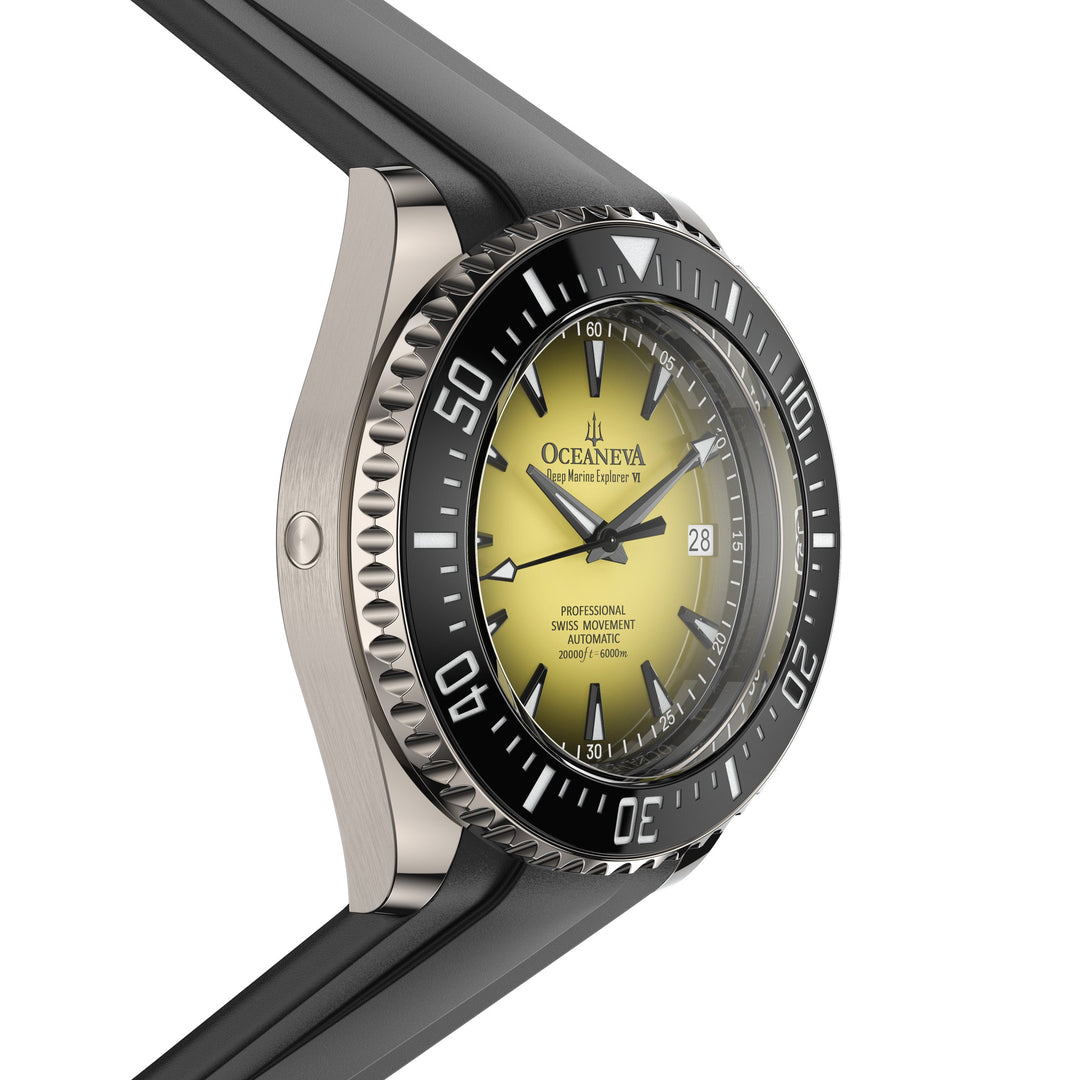 Oceaneva Deep Marine Explorer VI 6000M - Yellow Titanium Automatic 6000m/YellowB