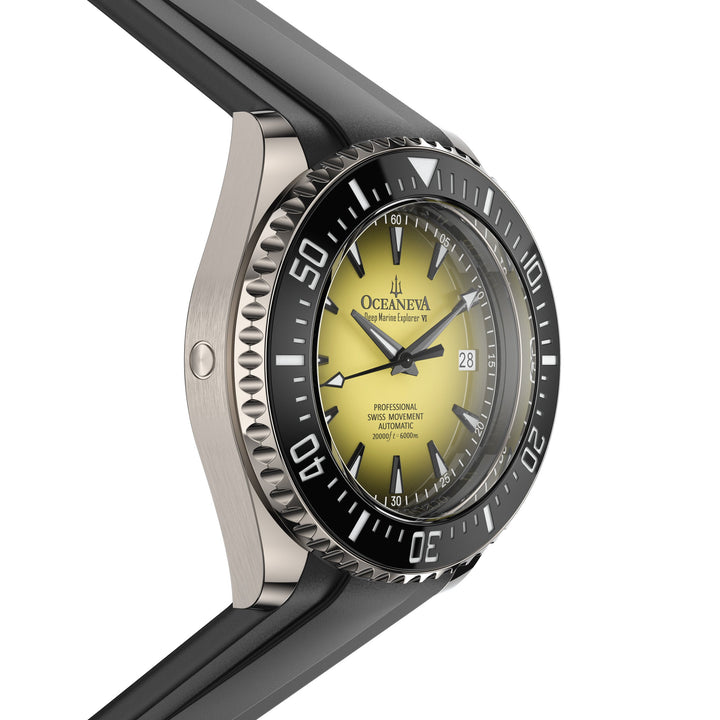 Oceaneva Deep Marine Explorer VI 6000M - Yellow Titanium Automatic 6000m/YellowB