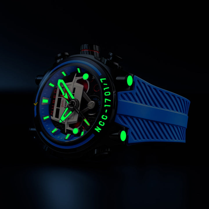 Deimos Chronograph Star Trek Galileo Limited Edition | Blue Dial
