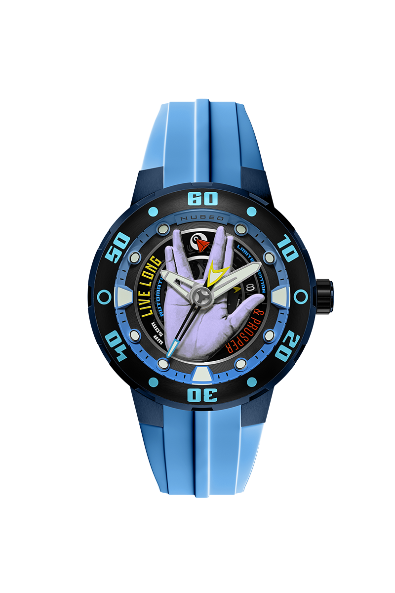 Mariner Automatic Star Trek Live Long & Prosper Limited Edition Blue / Silicone 