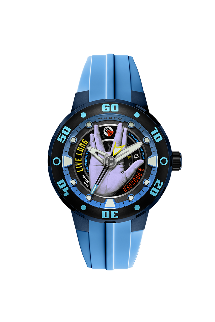 Mariner Automatic Star Trek Live Long & Prosper Limited Edition Blue / Silicone 