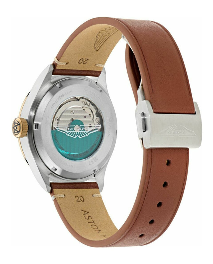 TS1 Automatic Two Tone Case/Black Dial Autmoatic/Brown Leather Strap Black Dial