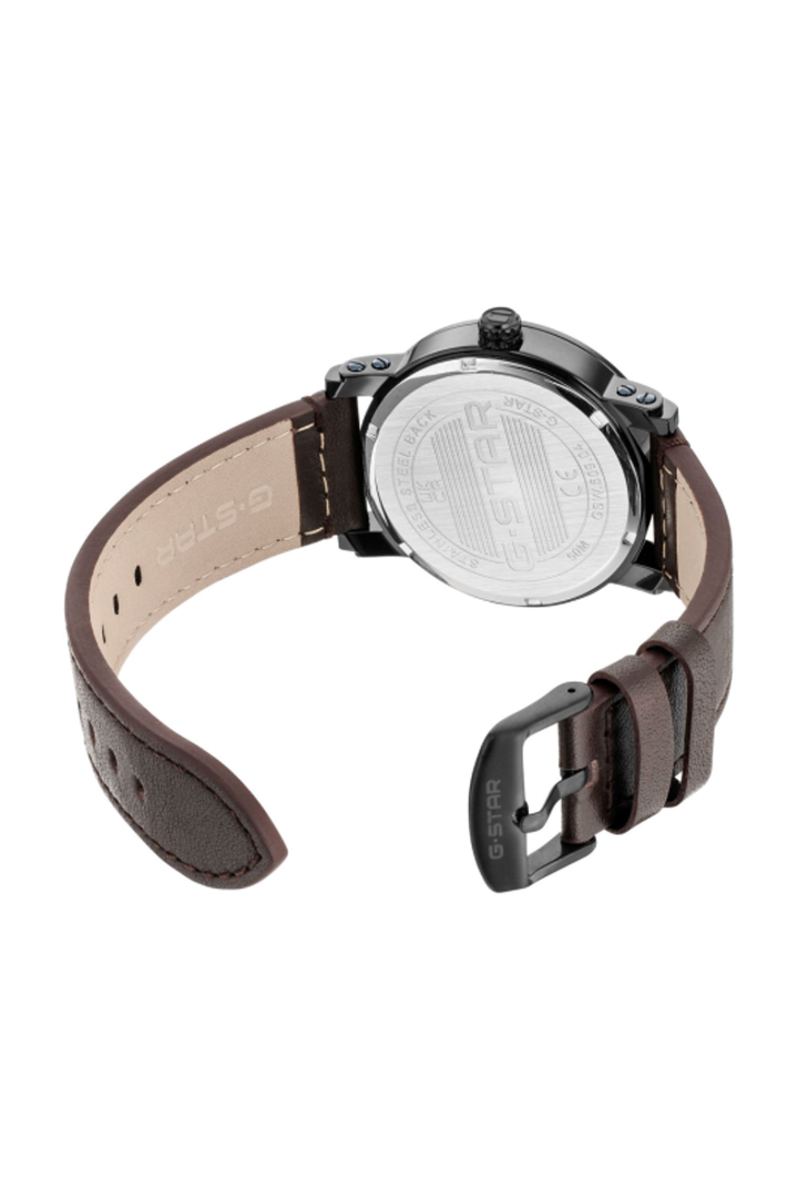 Rovic Blue Dial / Brown Leather Strap Blue Dial