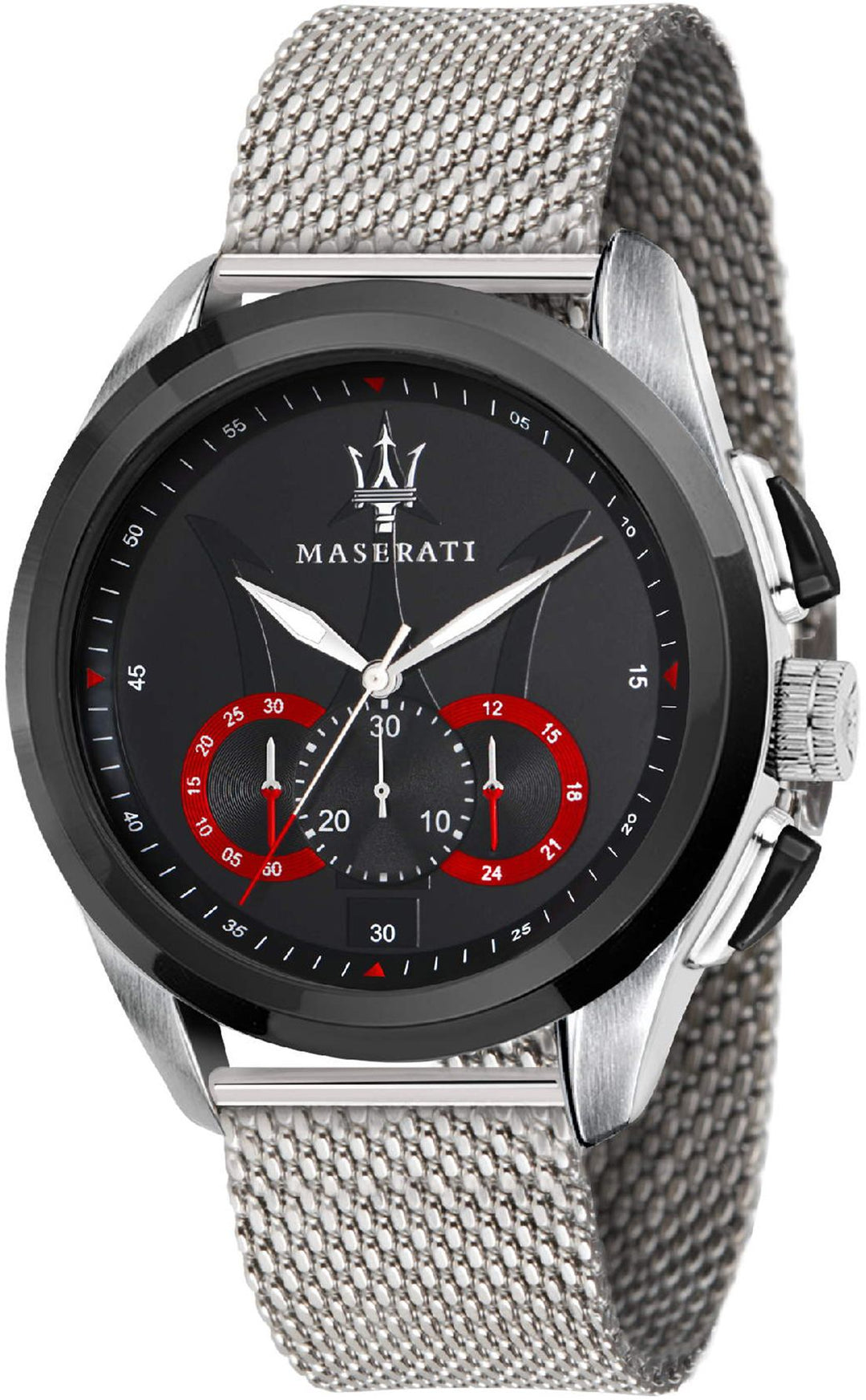 TRAGUARDO Black / Stainless Steel Black Dial