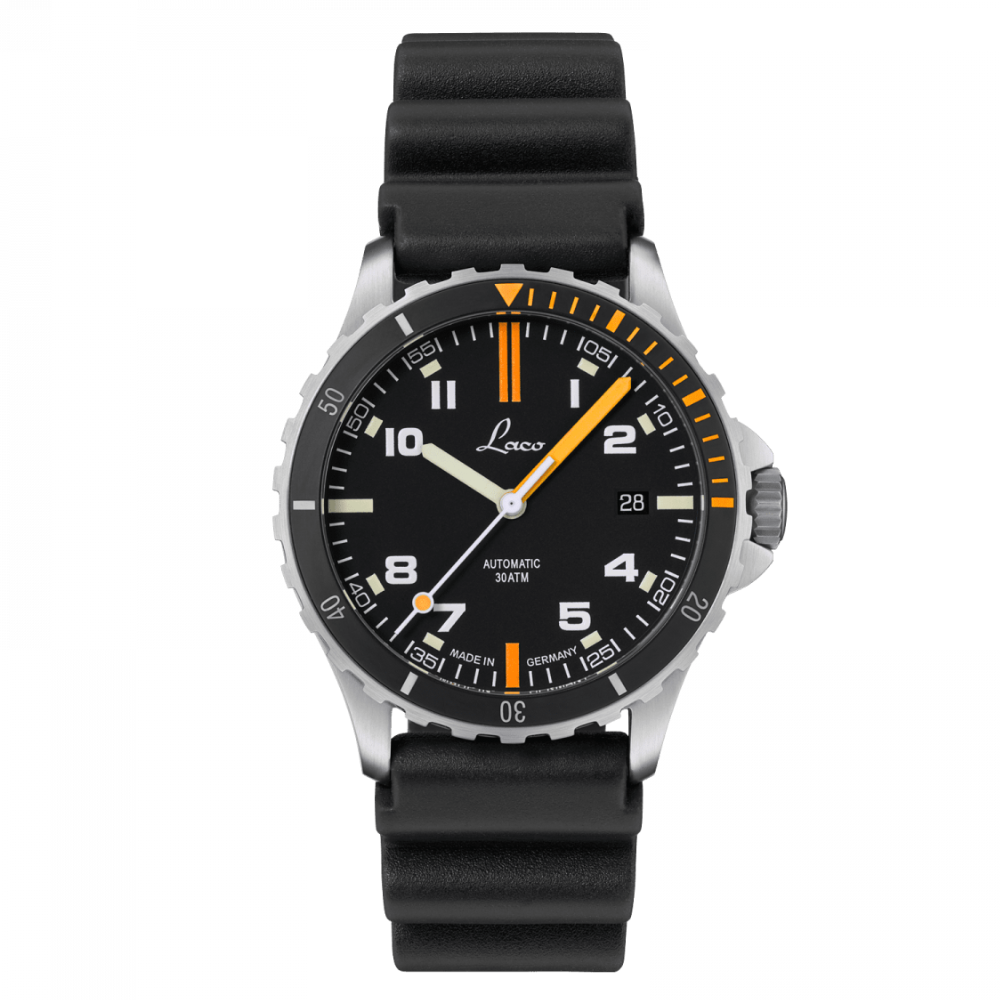 Mojave 39 Black Rubber Black Dial