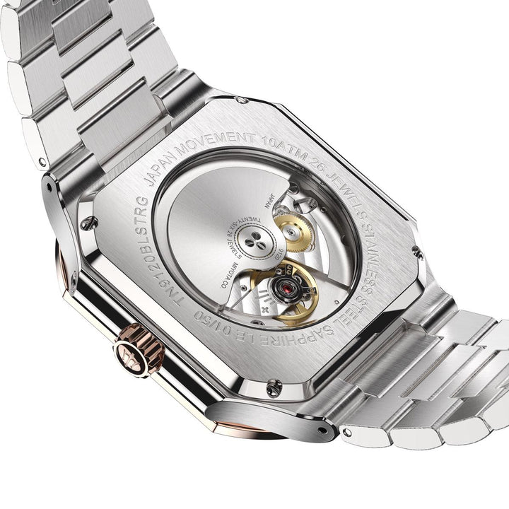 Oceaneva Tenuis Automatic CalendarThin Watch Blue/Rose Gold Blue/Silver/Rose Gol