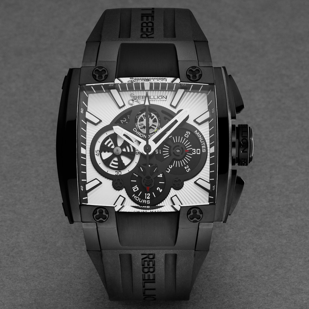 Re1 RBRE1CH.SB.WH / Silver black | Silver black Dial