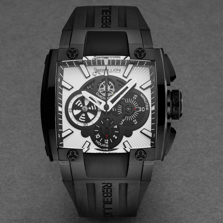 Re1 RBRE1CH.SB.WH / Silver black | Silver black Dial