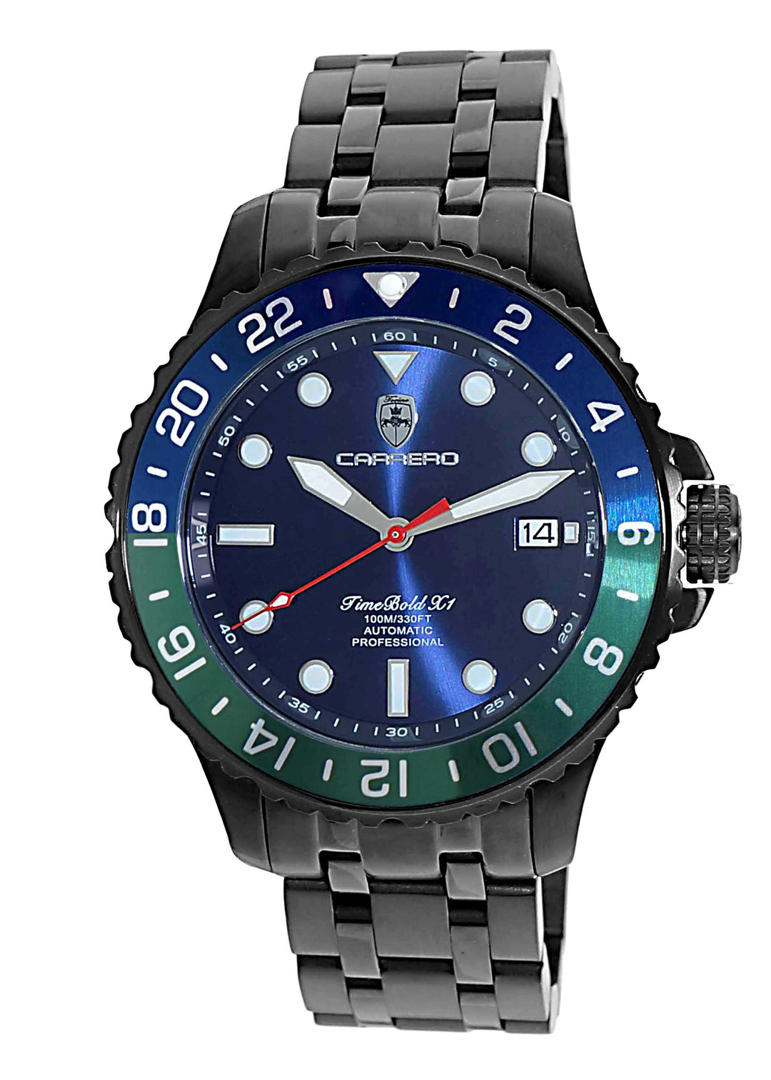 TIME BOLD- X1 BLUE/GREEN Blue Dial
