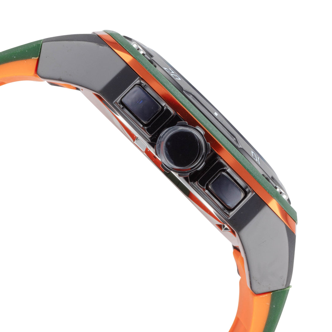 Speedway 46mm / Black / Green | Black Dial