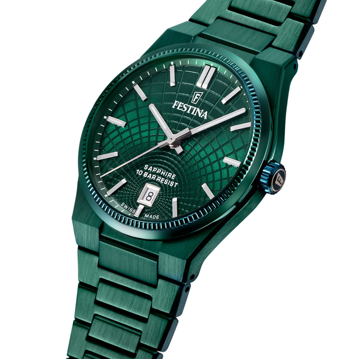 Rive Green / Stainless Steel Green Dial