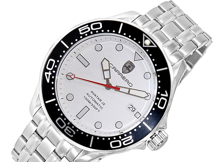AVATAR-J2 Silvertone/White | White Dial