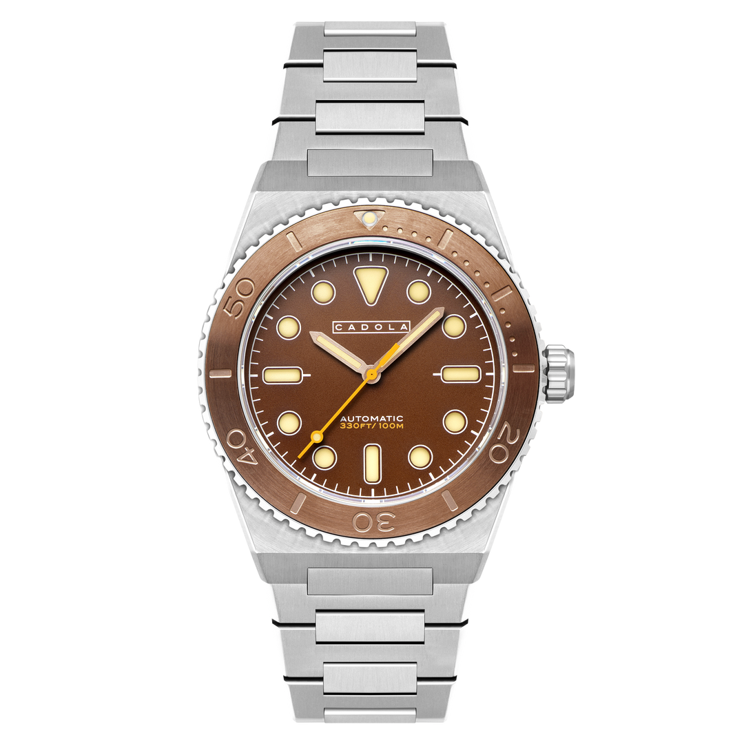 Farina Automatic Brown / Stainless Steel | Brown Dial