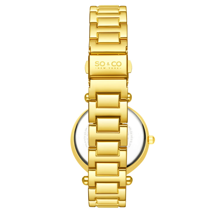 Madison 5116 Black/Gold Toned | Black & Blue Dial