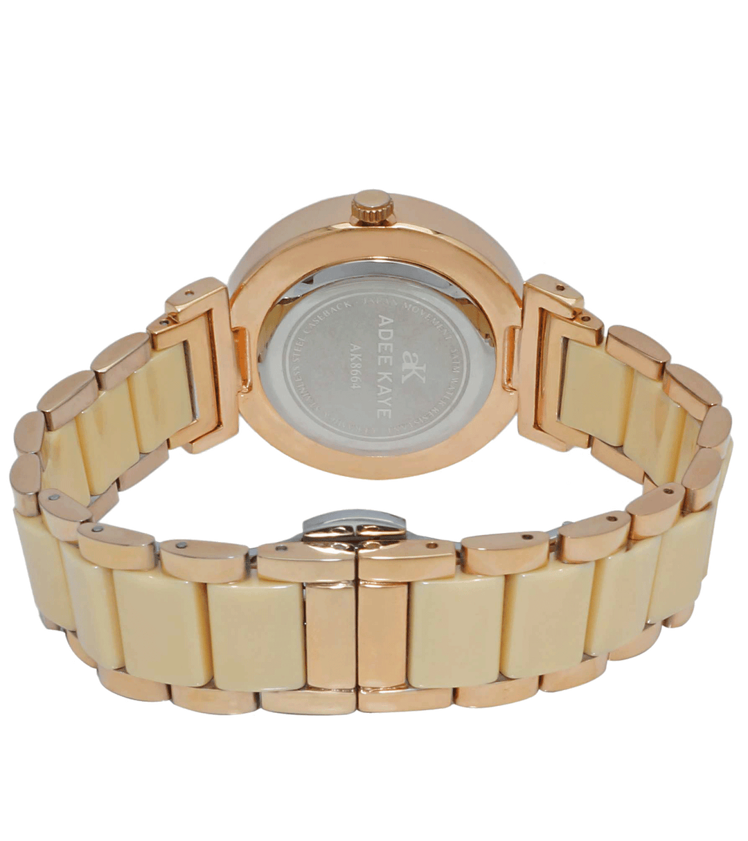 PISA EGG SHELL/ ROSETONE | Red Dial
