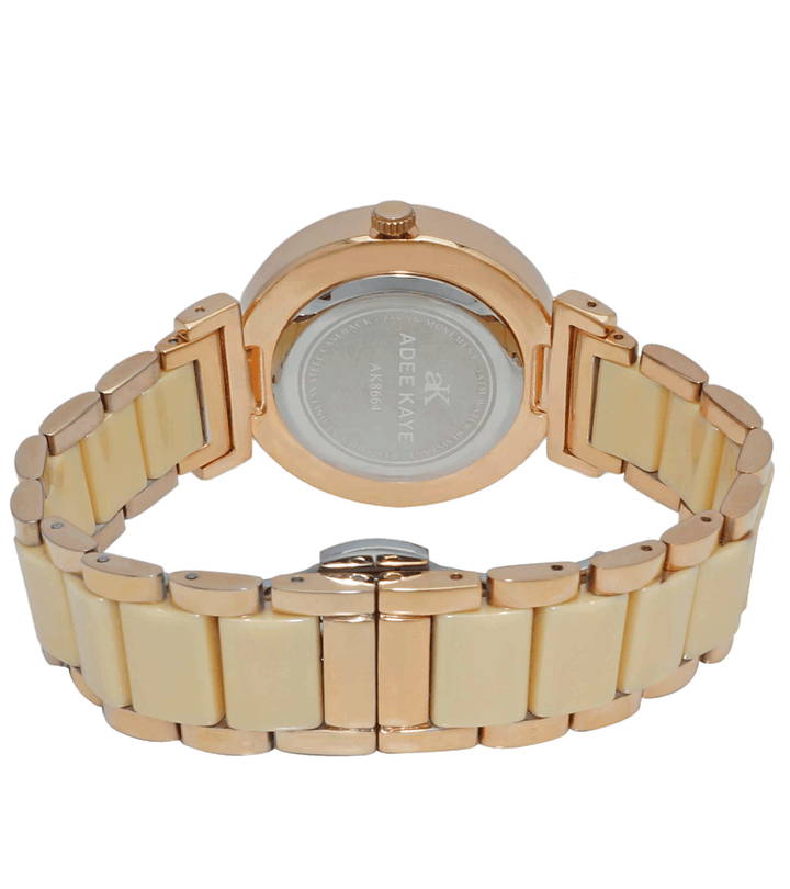 PISA EGG SHELL/ ROSETONE | Red Dial