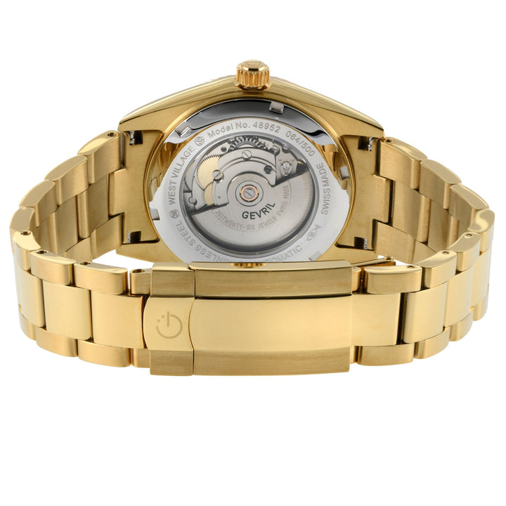 West Village Automatic Gevril Sellita SW240 Swiss Made Automatic Watch White mag