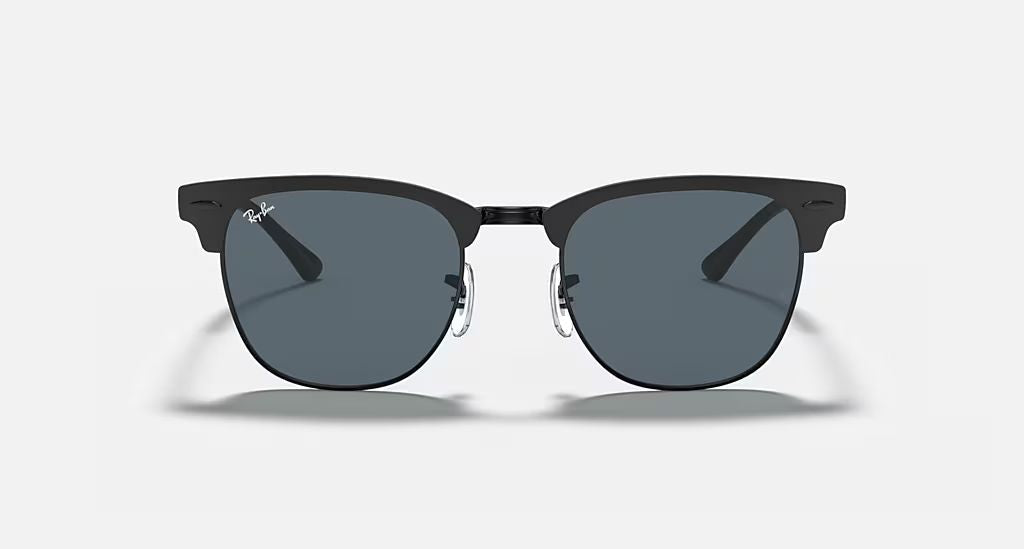 CLUBMASTER METAL UNISEX Shiny Black Top Matte / Blue