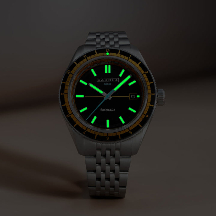 Ahrens Automatic Black & Gold / Stainless Steel | Black Dial