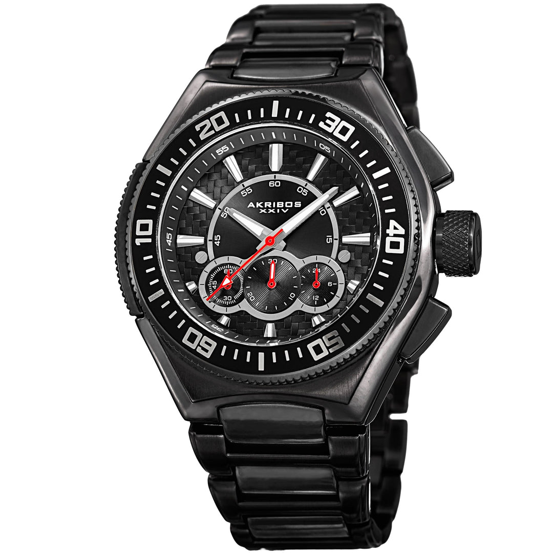 Classic black steel 48 mm Black