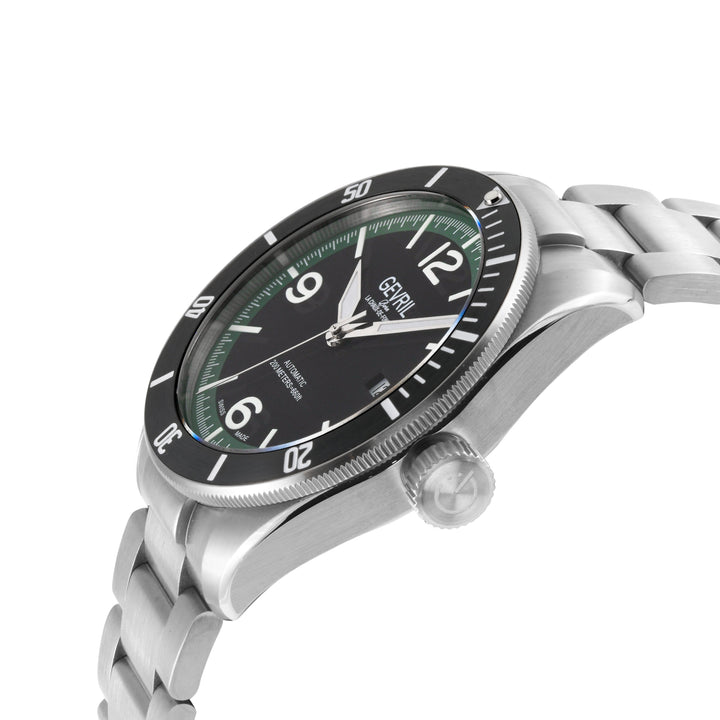 Yorkville Gevril Men's Yorkville Black Dial Sellita SW200 Swiss Automatic Unidir