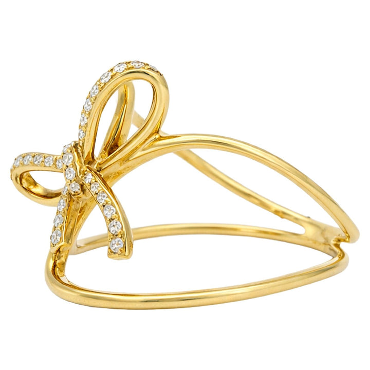 Diamond Bow Statement Ring