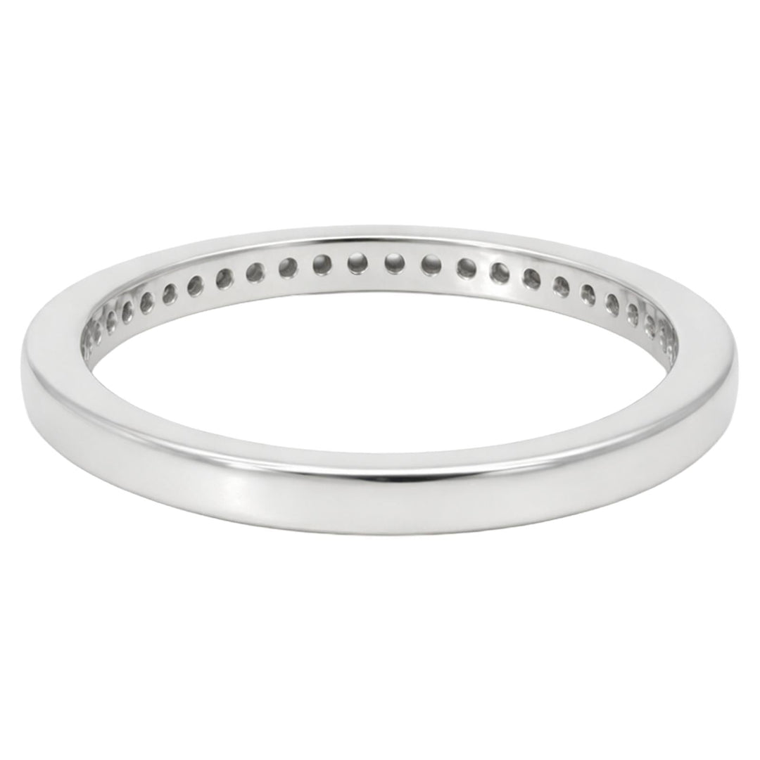 Milgrain Pavé Diamond Band