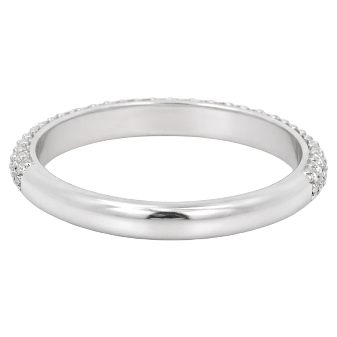 Pavé Diamond Domed Band