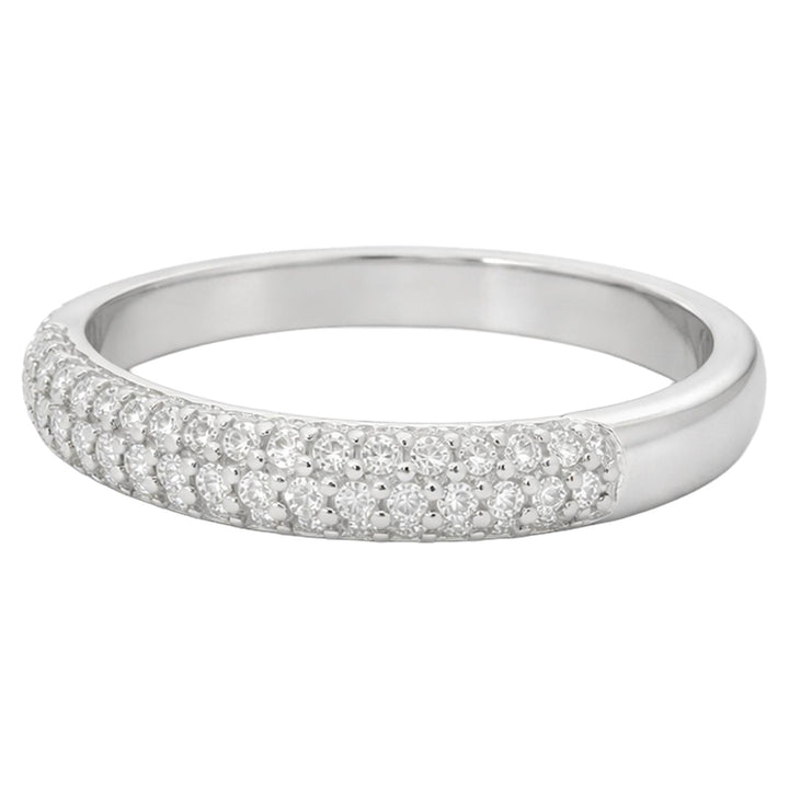 Pavé Diamond Domed Band