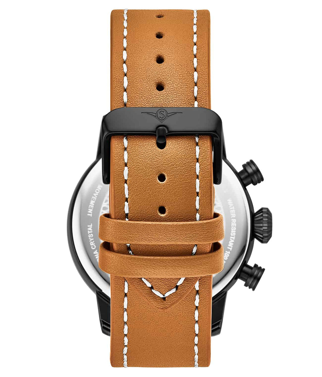 Aviator Black Dial / Tan Leather | Black Dial