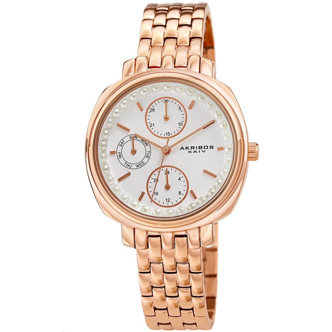 Casual Rose Gold/Stainless Steel | White Dial