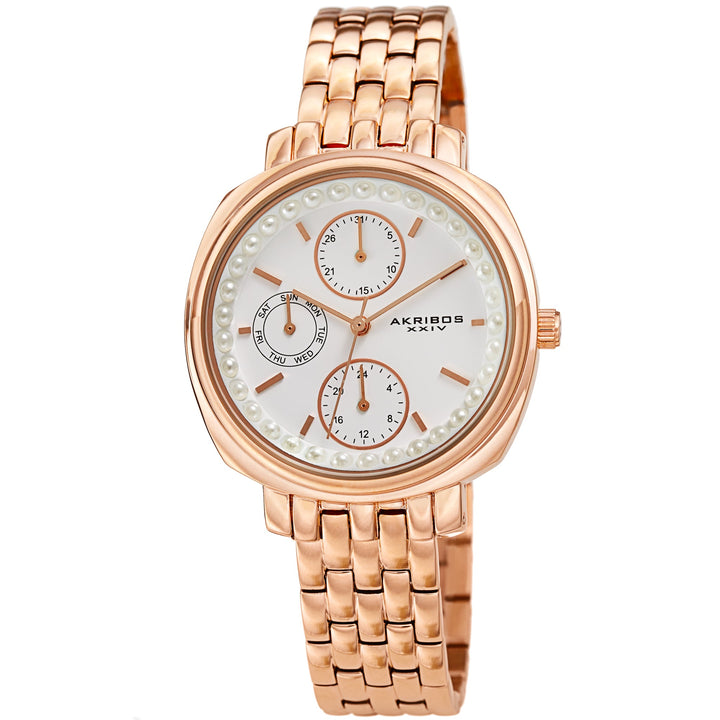 Casual Rose Gold/Stainless Steel | White Dial
