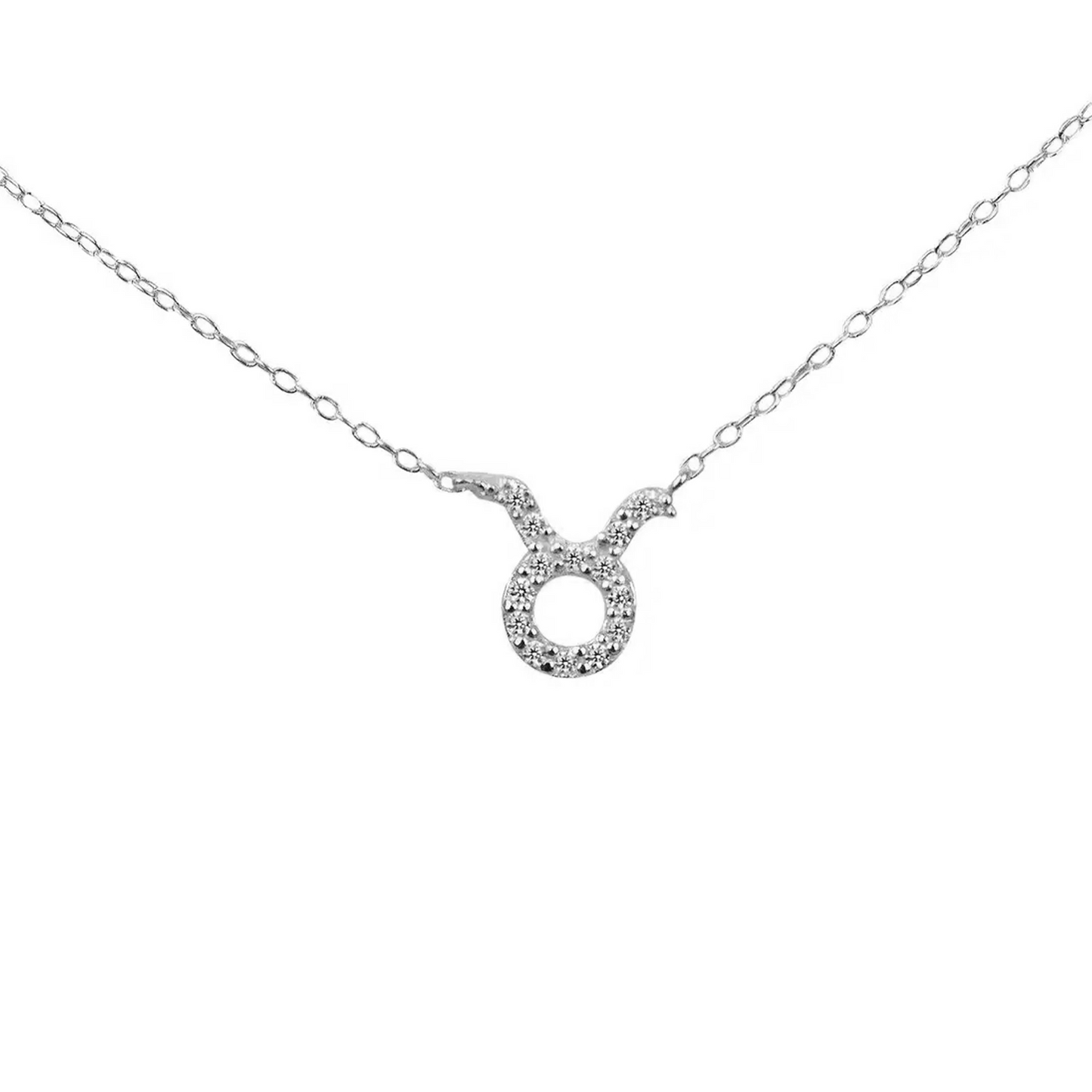 Taurus Zodiac Diamond Necklace