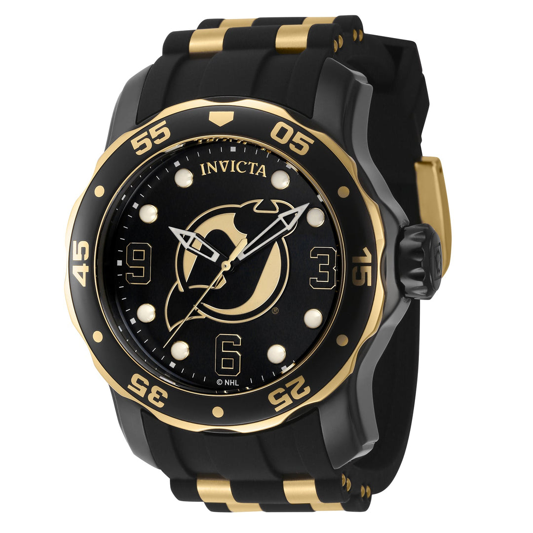 NHL New Jersey Devils NHL New Jersey Devils | Black and Gold Dial