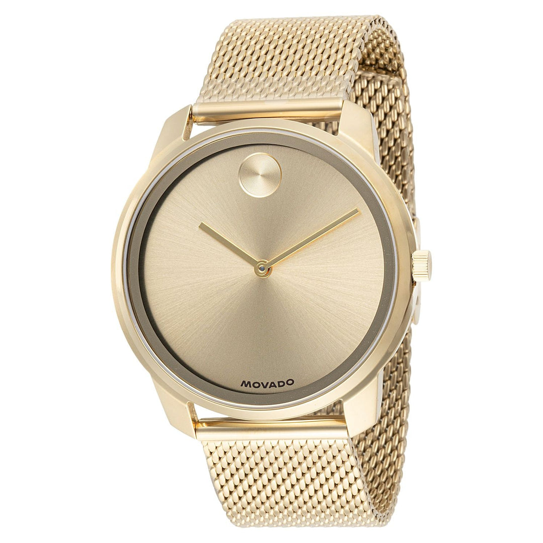 Bold Gold Sunray Dial / Gold-Tone Stainless Steel Mesh Bracelet Gold-tone Dial