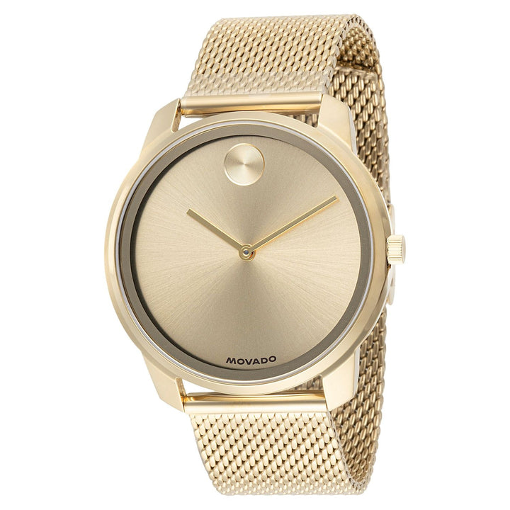 Bold Gold Sunray Dial / Gold-Tone Stainless Steel Mesh Bracelet Gold-tone Dial
