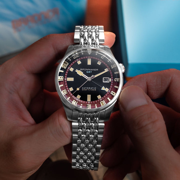 Bradner GMT Automatic Black / Stainless Steel Black Dial