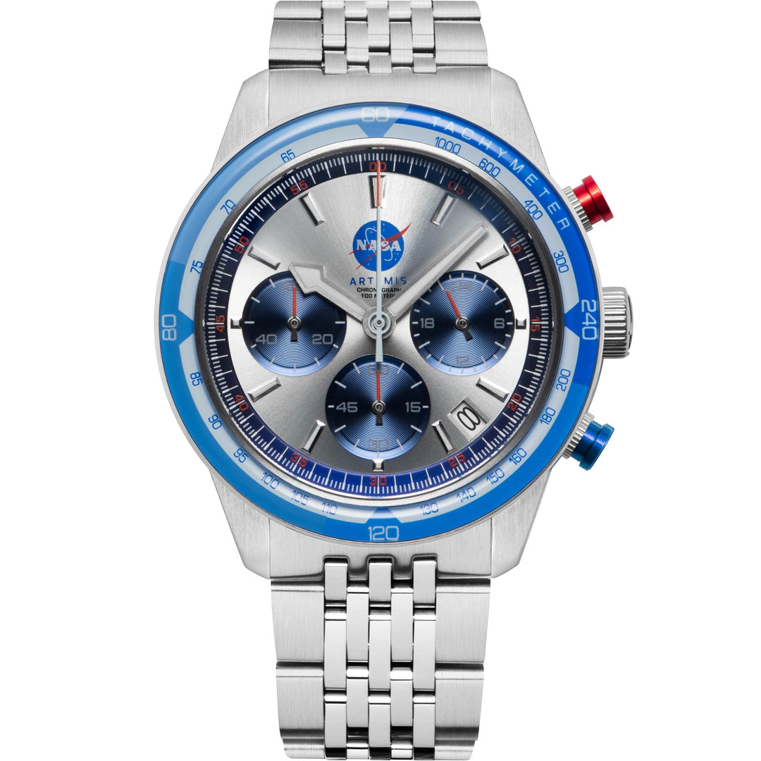 NASA Artemis Chronograph Insignia Silver Dial