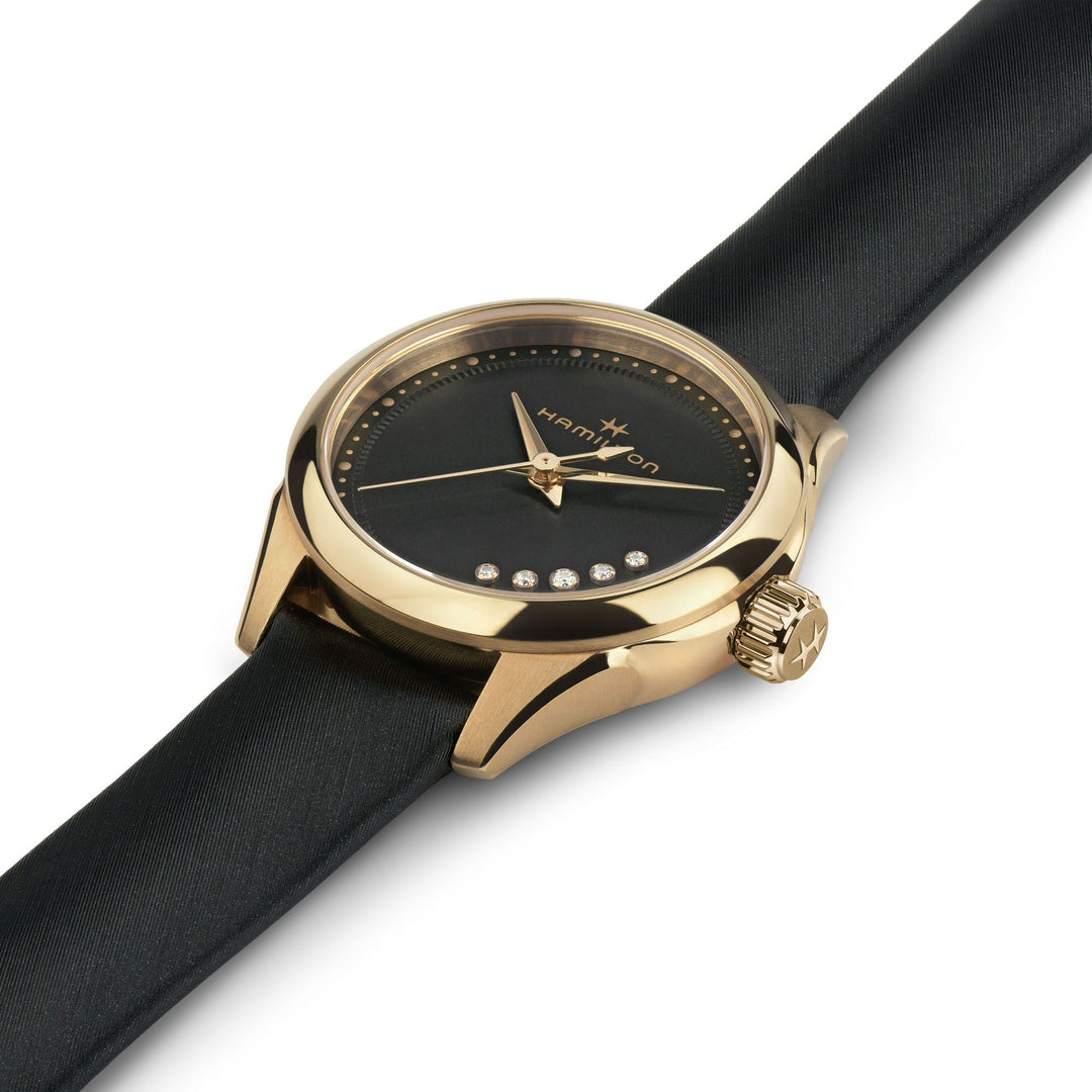 Jazzmaster Black dial / Black Leather Strap Black Dial