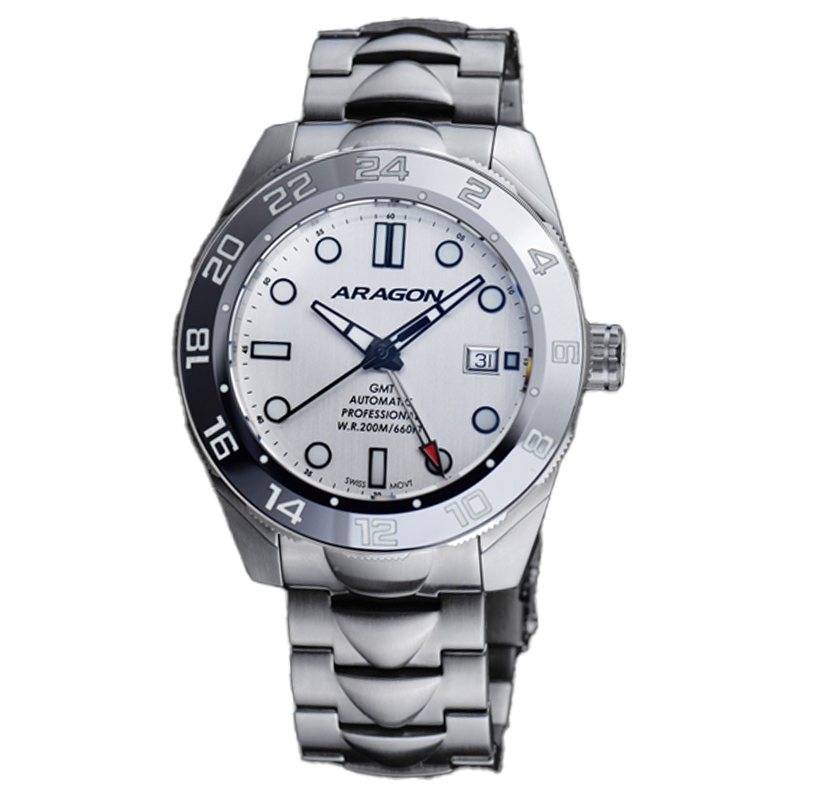 Hercules Swiss Soprod GMT Silver Dial | Silver Dial