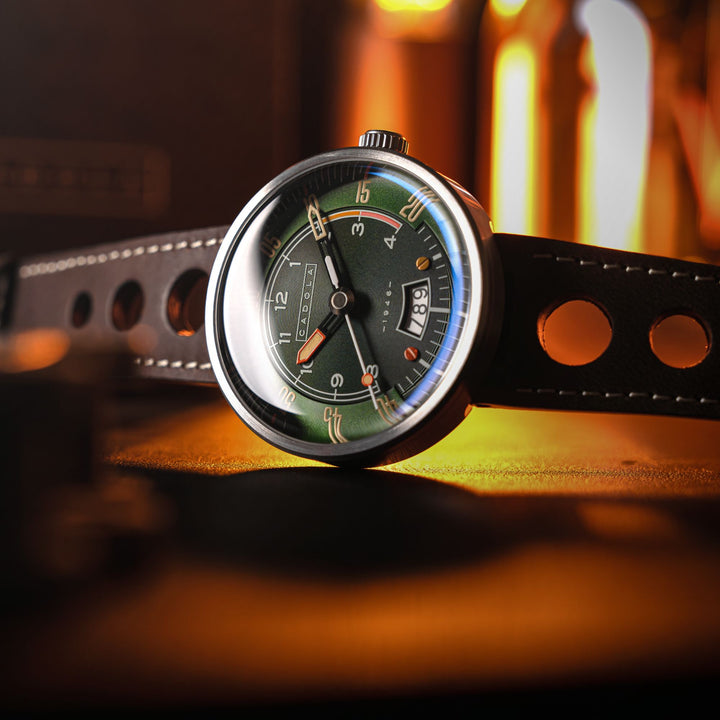 RPM Automatic Green / Leather | Green Dial