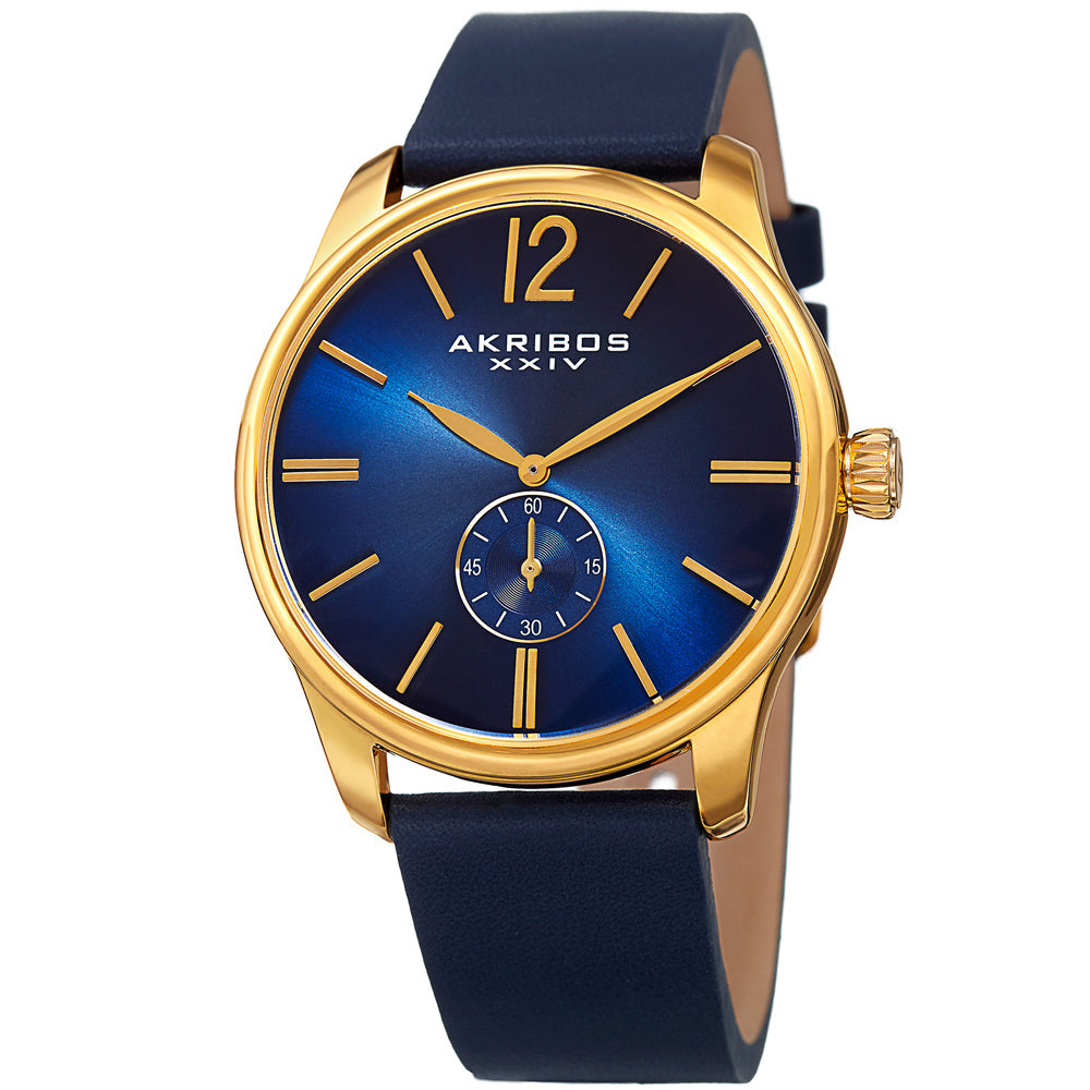 Classic Blue/Leather Blue/Gold | Blue Dial