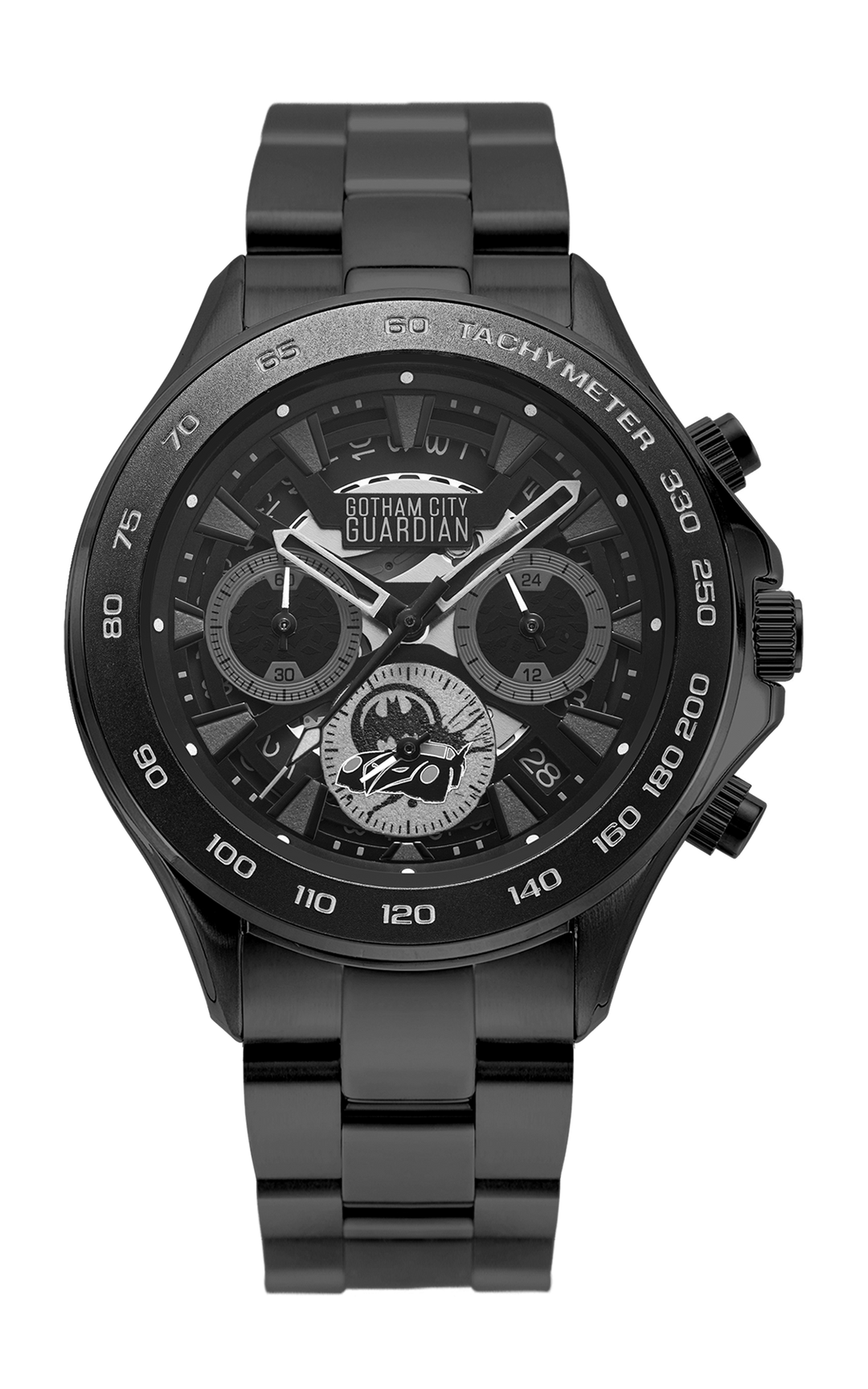 The Batmobile 42mm Black | Black Dial