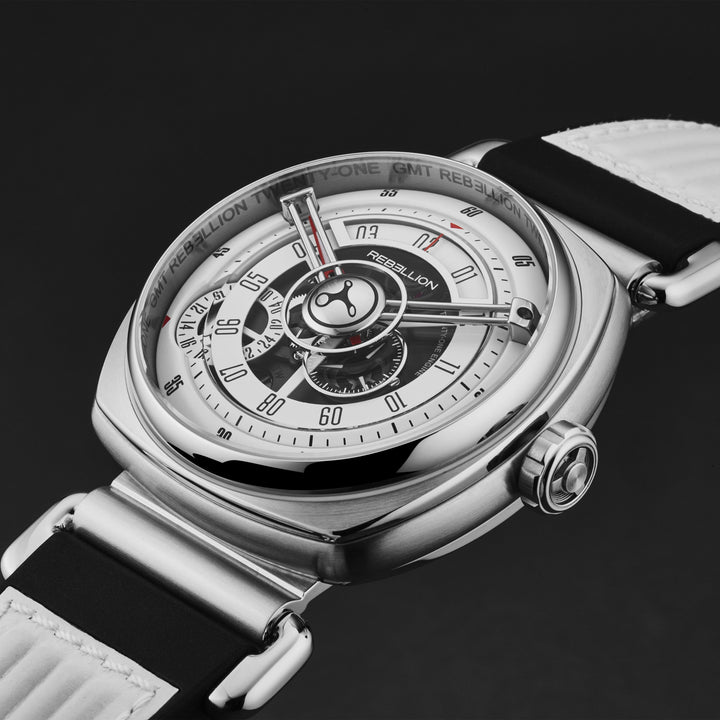Twenty One RB21GMT.ST.T03 / White | White Dial